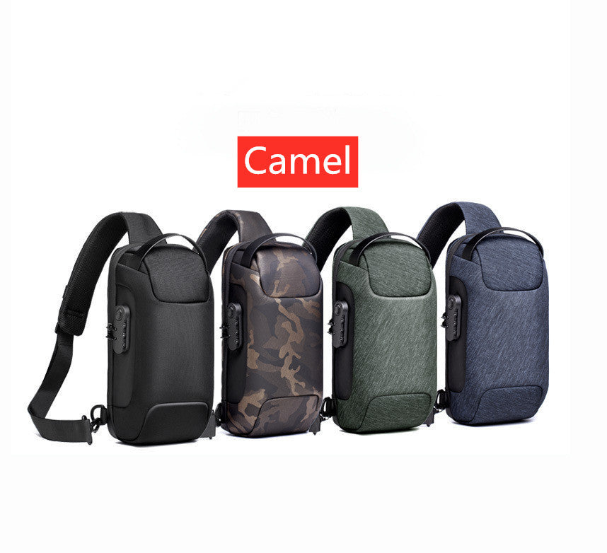 Sac de poitrine pour hommes, sac à bandoulière pour hommes d'affaires