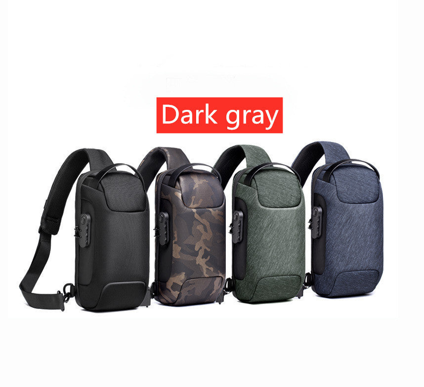 Sac de poitrine pour hommes, sac à bandoulière pour hommes d'affaires