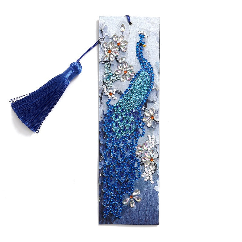 Nouveau marque-page transfrontalier 5d pour peinture diamant, marque-page à faire soi-même avec pendentif