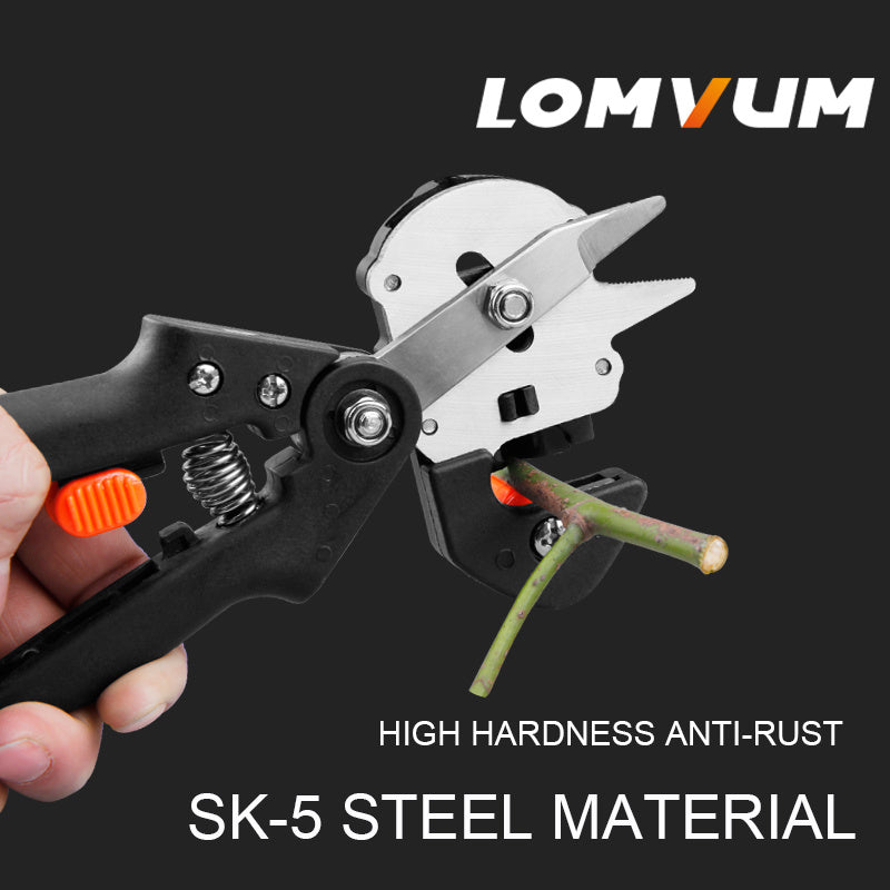 Pince de greffage de semis, ciseaux de jardinage pour vergers, sécateur de greffage, cadeau, 2 lames, hachoir d'élagage d'arbres fruitiers, outils de jardinage