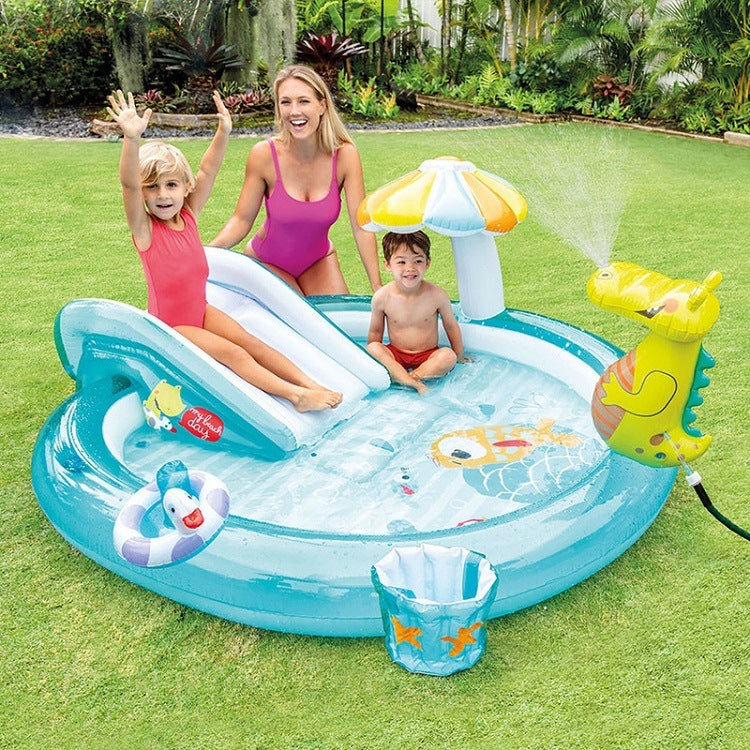 Tobogán Chorro de agua Parque Piscina Piscina de juegos para niños