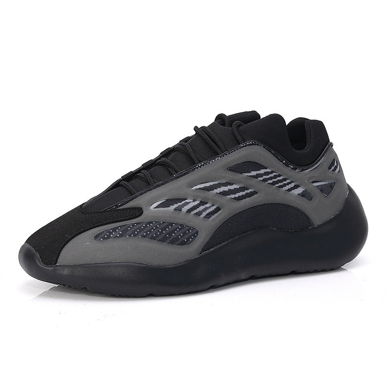 Tendance de la mode chaussures décontractées lumineuses baskets respirantes