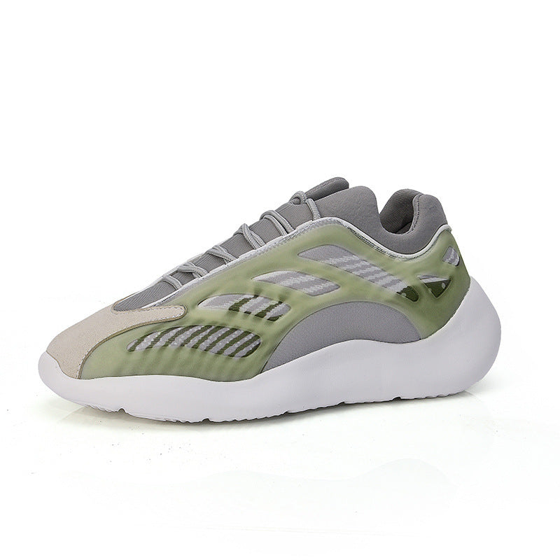 Tendance de la mode chaussures décontractées lumineuses baskets respirantes