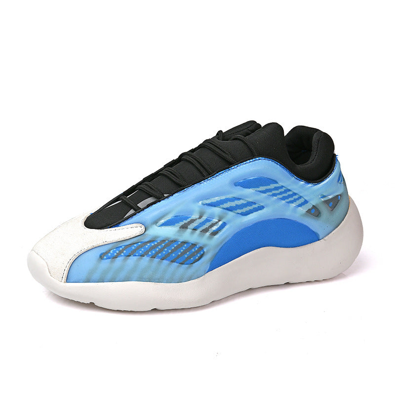 Tendance de la mode chaussures décontractées lumineuses baskets respirantes