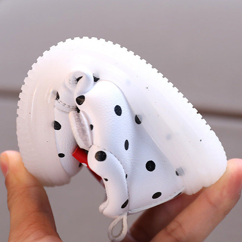 Zapatos con luces Niñas Bowknot Zapatos con luces LED Zapatos transpirables para niñas