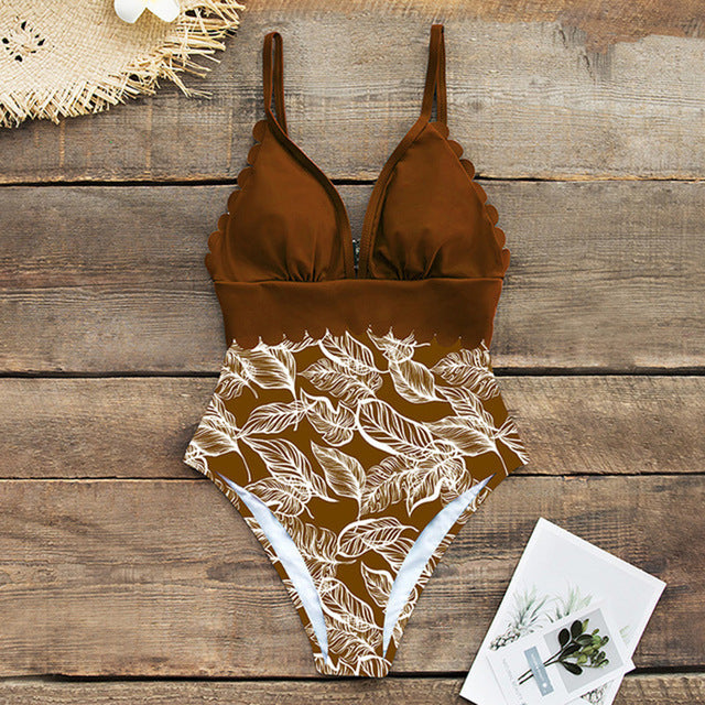 Maillot de bain femme maillot de bain Bikini Sexy grande taille une pièce