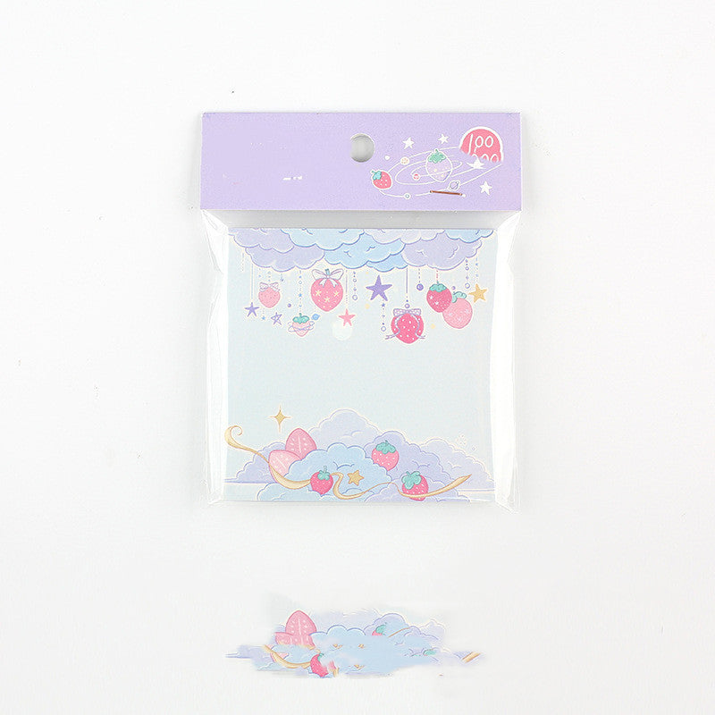 MINKYS nouveau Kawaii 100 feuilles mignon lait fraise mémo Note quotidien