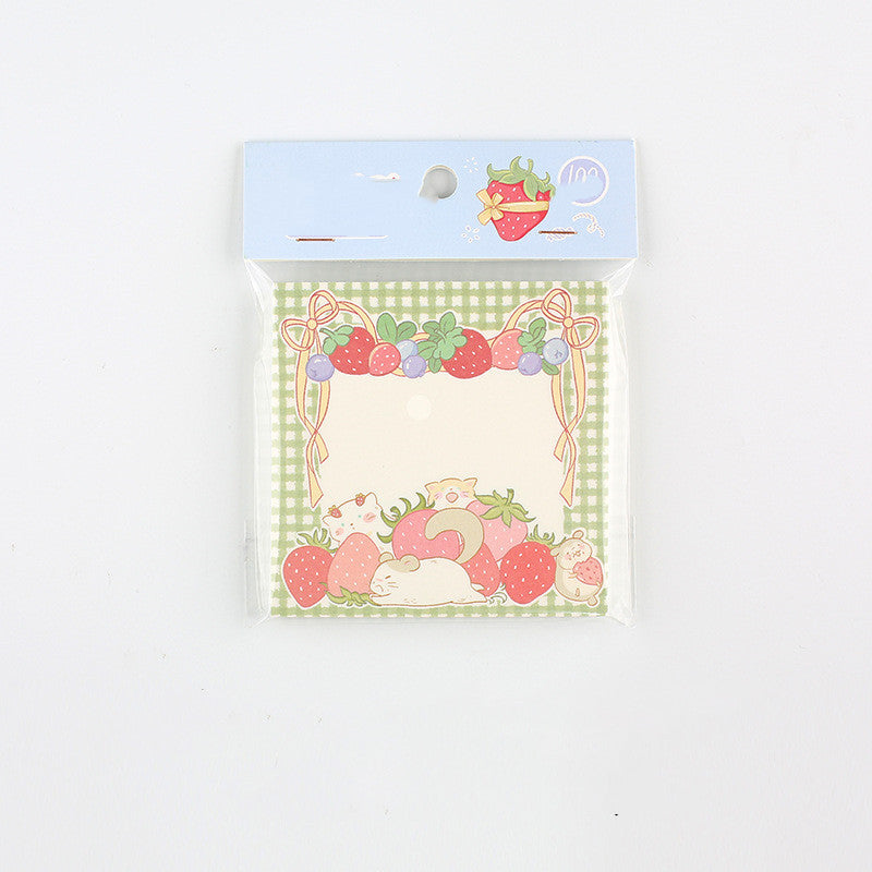 MINKYS nouveau Kawaii 100 feuilles mignon lait fraise mémo Note quotidien
