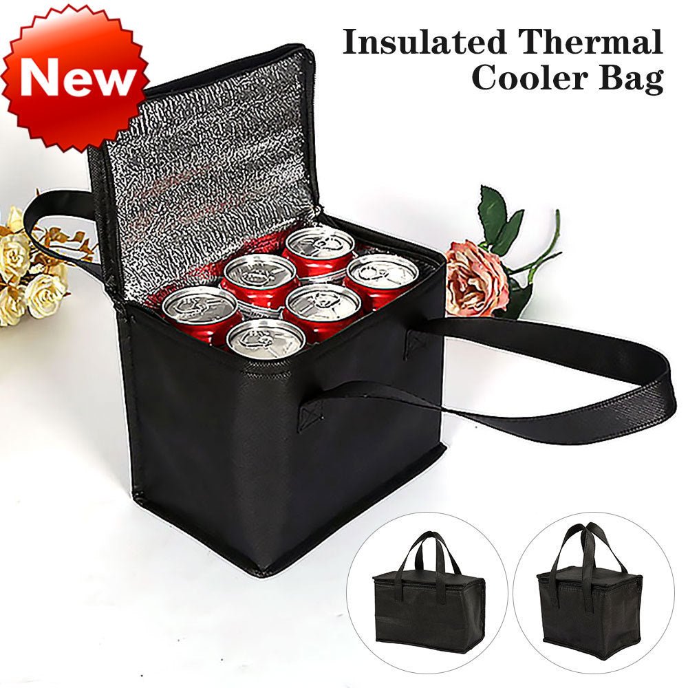 D Sac thermique Porte-boissons Sacs isolés Sac de livraison de nourriture
