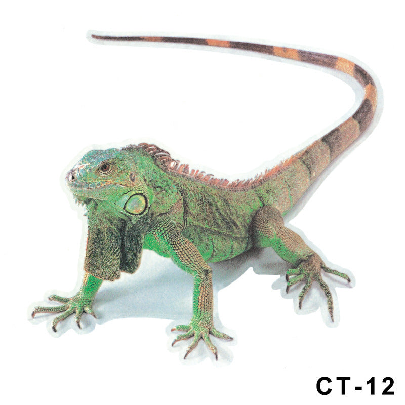 Pegatinas de coche de animales 3D Spider Gecko