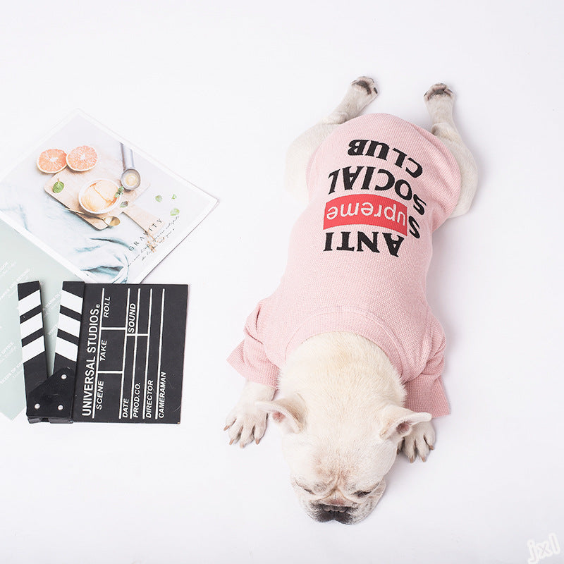 Ropa para perros Ropa para perros con leche Ropa de dos patas Ropa informal para mascotas