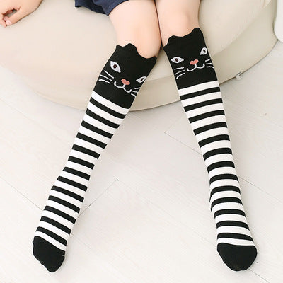 Bas en coton pour fille à la mode et mignons