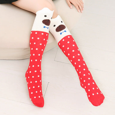 Bas en coton pour fille à la mode et mignons