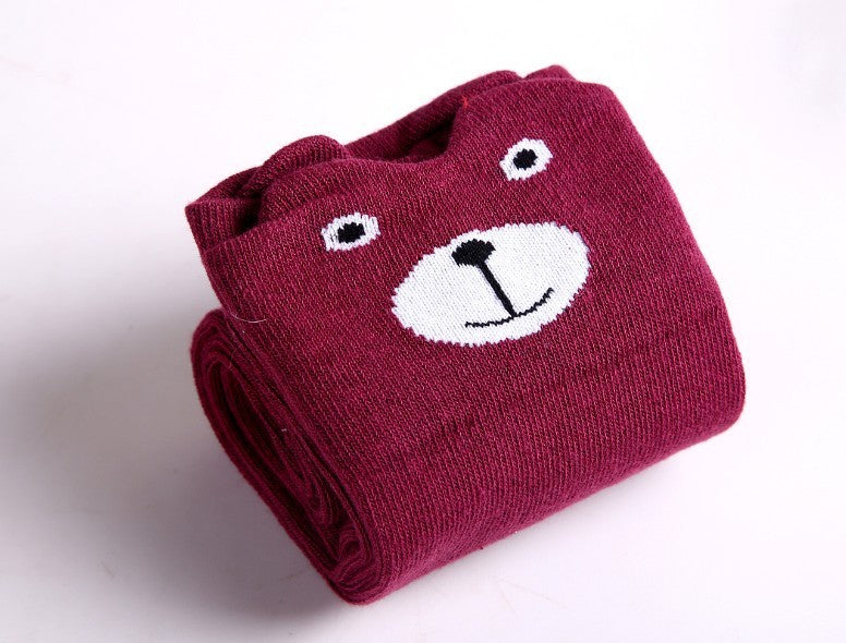 Bas en coton pour fille à la mode et mignons
