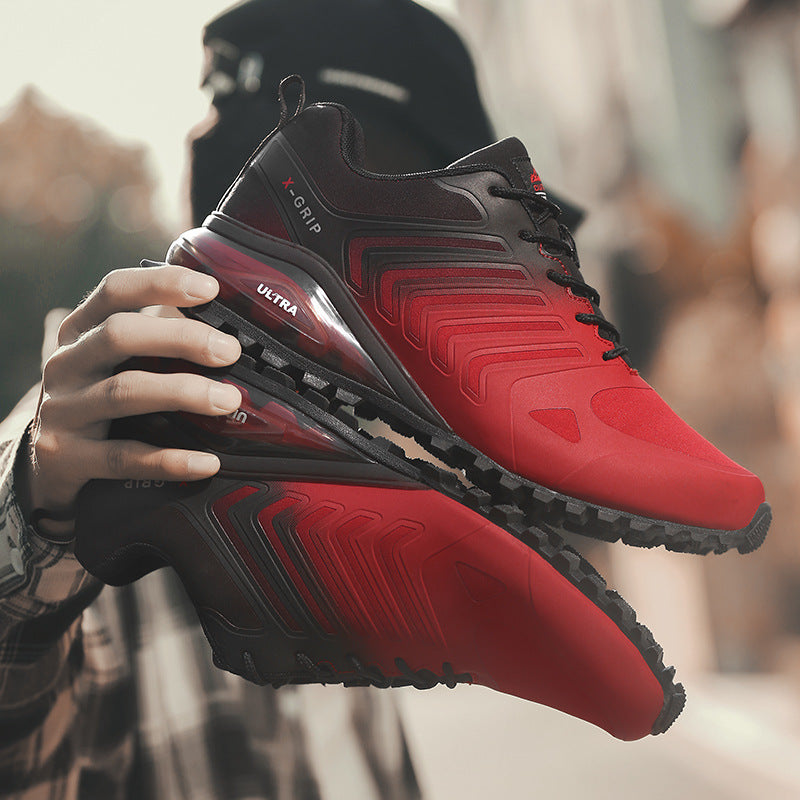 Chaussures pour hommes à coussin d'air de très grande taille, chaussures de randonnée hydrofuges