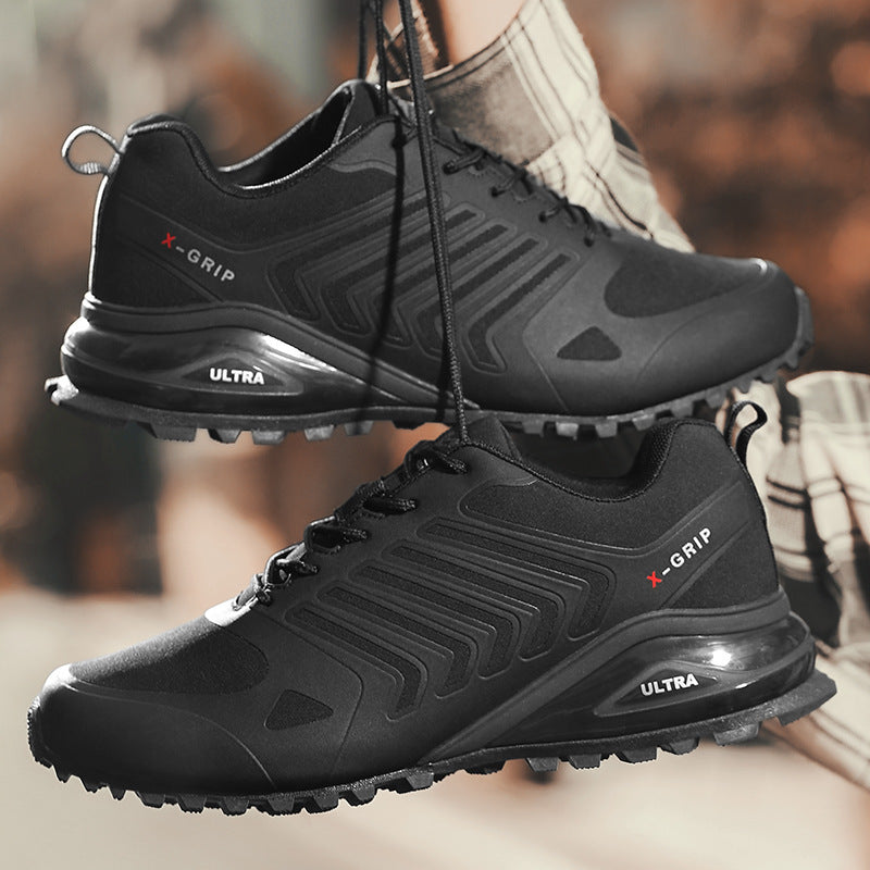 Chaussures pour hommes à coussin d'air de très grande taille, chaussures de randonnée hydrofuges