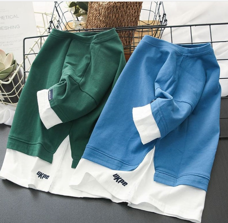 Nouvelle marée de faux vêtements supérieurs en deux pièces