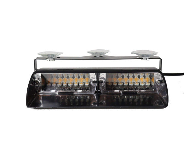 Luz estroboscópica de 16 LED Luz de ventosa Luz estroboscópica Luz de advertencia multicolor
