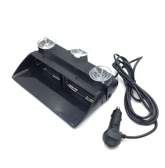 Luz estroboscópica de 16 LED Luz de ventosa Luz estroboscópica Luz de advertencia multicolor