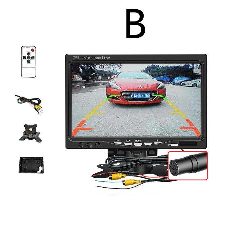 Image inversée de camion de moniteur de voiture de bureau HD