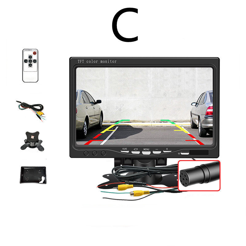 Image inversée de camion de moniteur de voiture de bureau HD