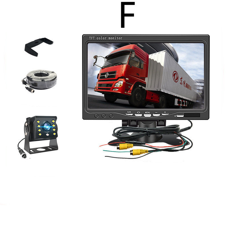 Image inversée de camion de moniteur de voiture de bureau HD