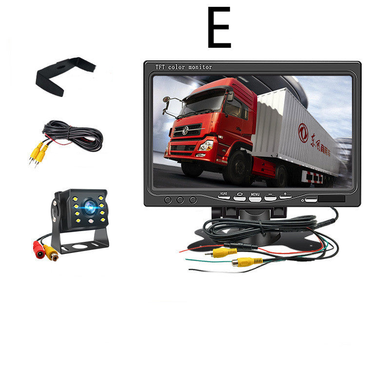 Image inversée de camion de moniteur de voiture de bureau HD