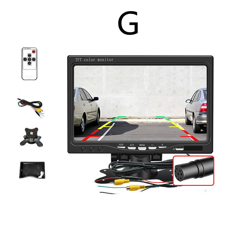 Image inversée de camion de moniteur de voiture de bureau HD