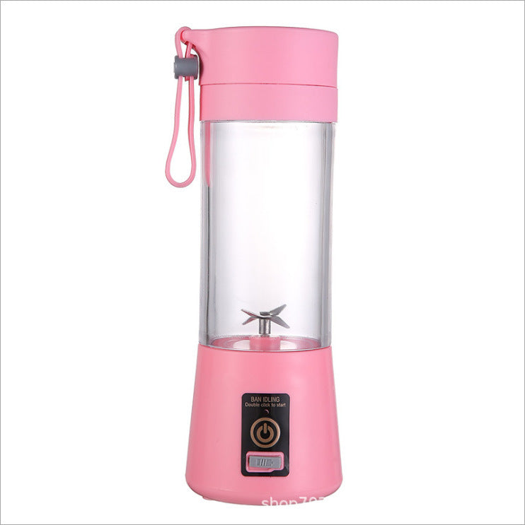 Versión exprimidor de frutas eléctrico Mini portátil pequeño vaso de jugo de torbellino