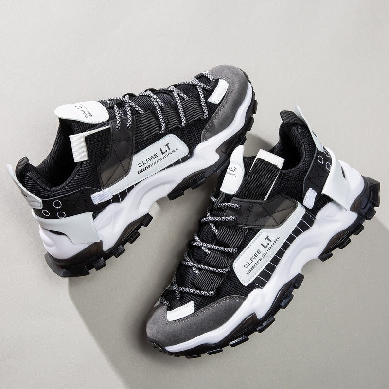 Daddy Shoes Version coréenne de la combinaison tendance Mesh Jelly Popcorn
