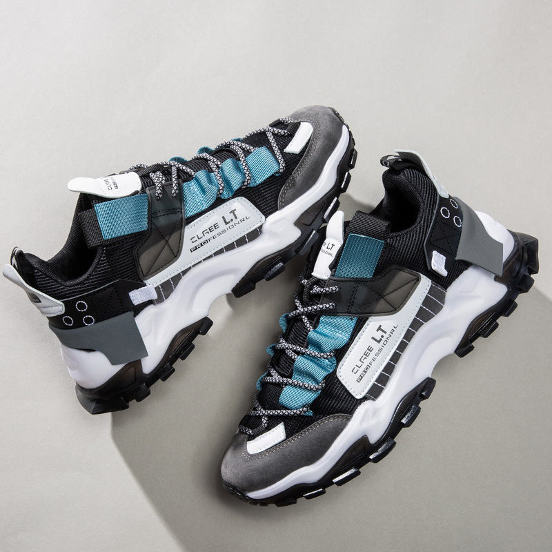 Daddy Shoes Version coréenne de la combinaison tendance Mesh Jelly Popcorn