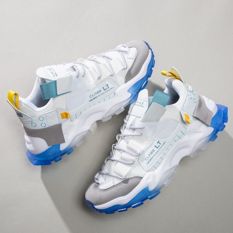 Daddy Shoes Version coréenne de la combinaison tendance Mesh Jelly Popcorn