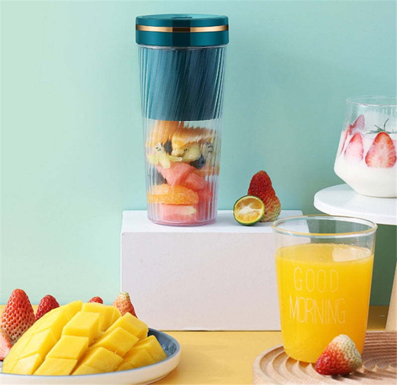 Mélangeur portatif Mini presse-agrumes de fruits à la maison tasse sans fil USB Machine à jus de fruits électrique