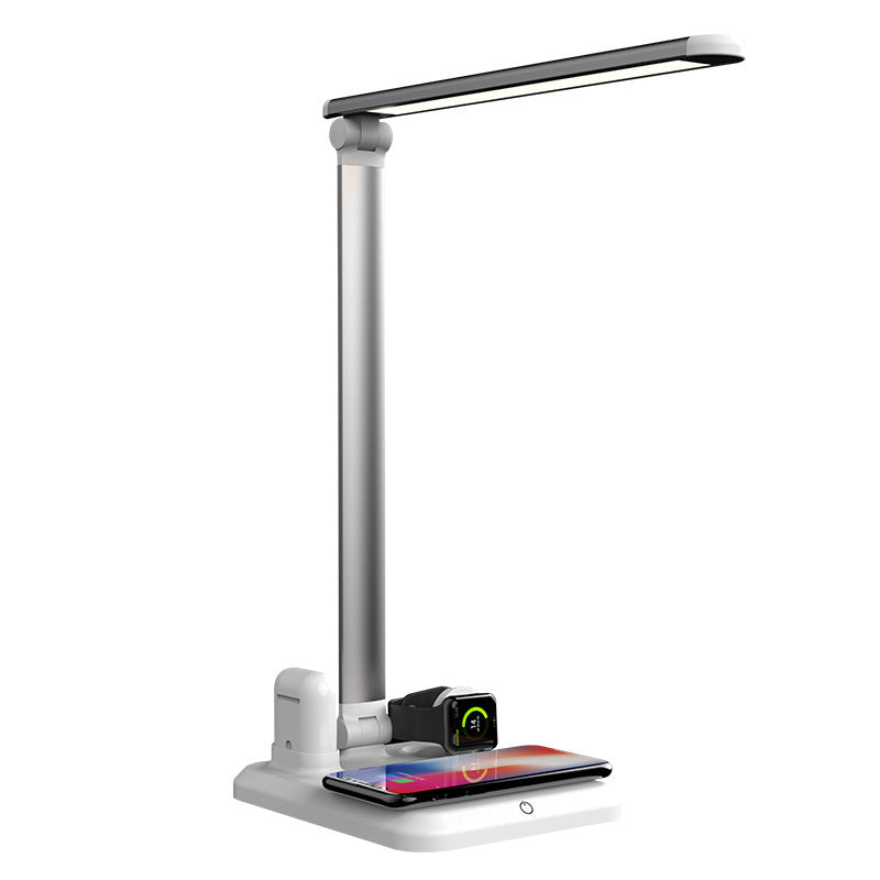 Lampe de bureau quatre en un, lampe de bureau à chargement sans fil, lampe de bureau 10W