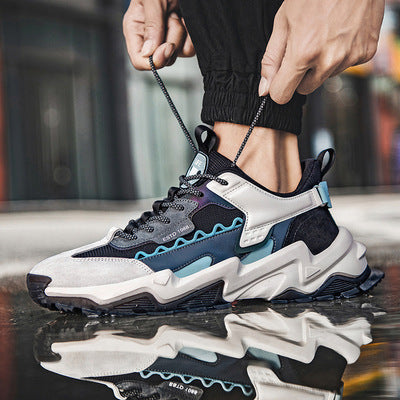 Zapatos deportivos informales con cordones y caña baja