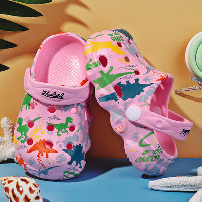Sabots de jardin d'été colorés pour enfants, chaussures de plage pour garçons et filles, sandales légères et respirantes, Mules à enfiler, 7 couleurs