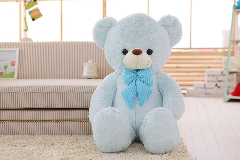 Osito De Peluche Azul Cielo Muñeco Abrazo Grande
