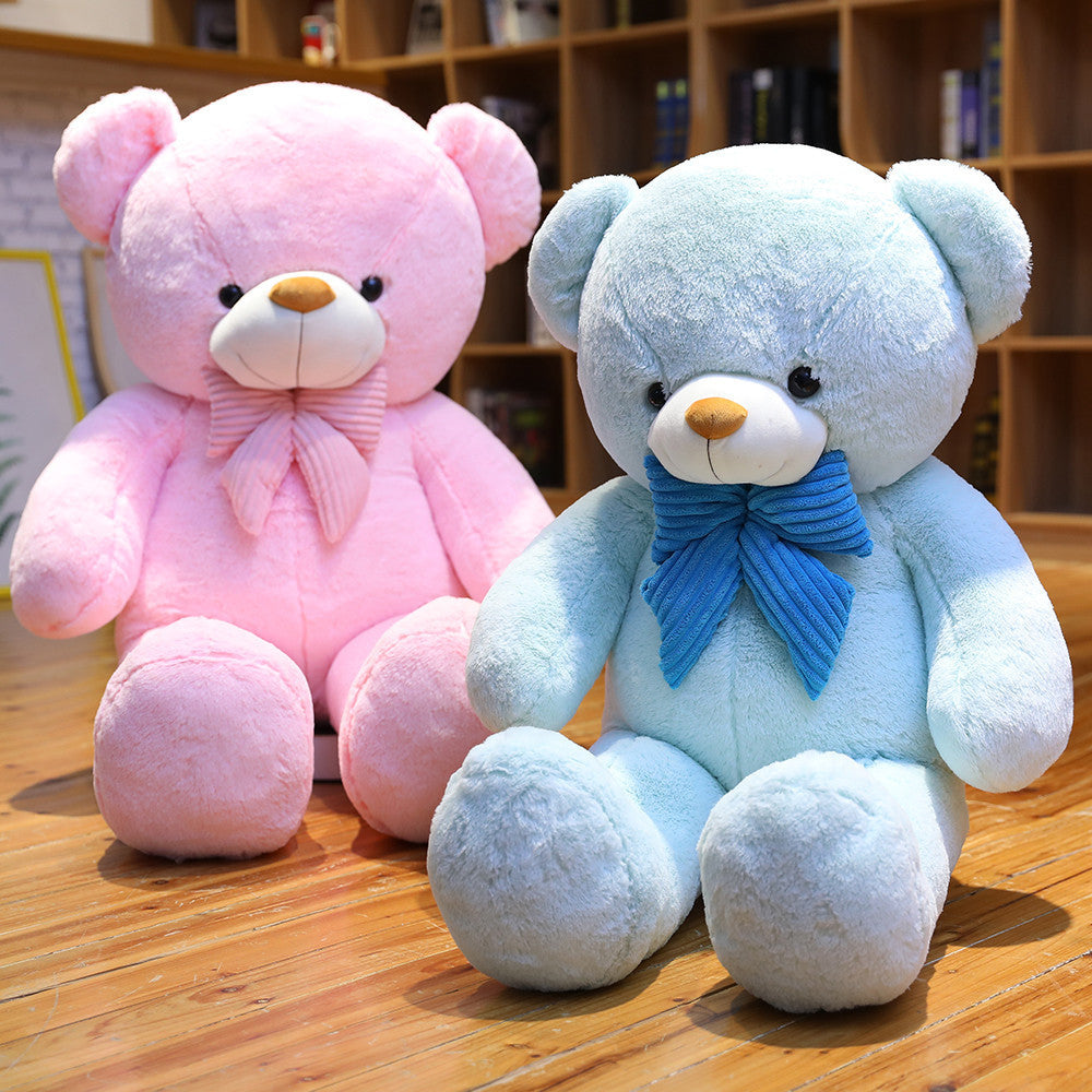 Osito De Peluche Azul Cielo Muñeco Abrazo Grande