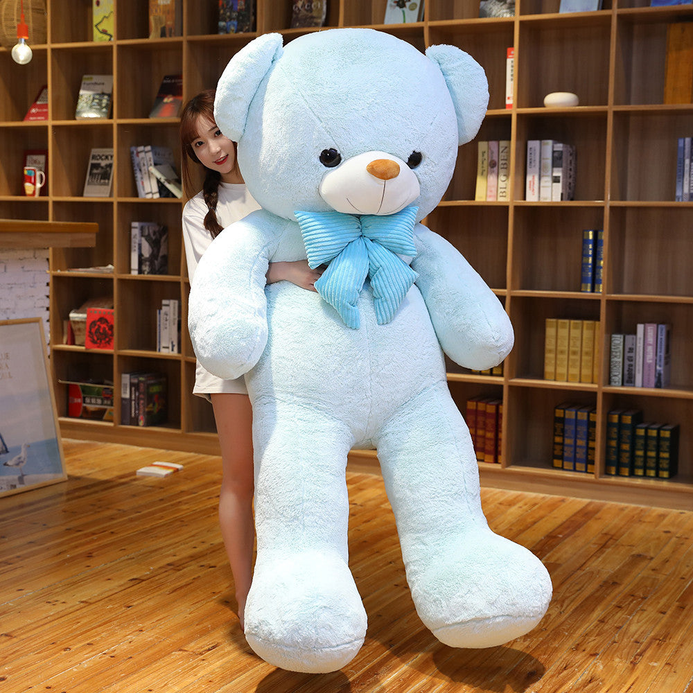 Osito De Peluche Azul Cielo Muñeco Abrazo Grande