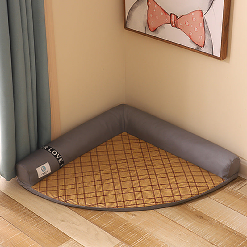 Tapis rafraîchissant d'été pour chat et chien, canapé pour chien, tapis pour animaux de compagnie, maison pour chat, coussin de glace, tapis de couchage frais et froid en Fiber de bambou