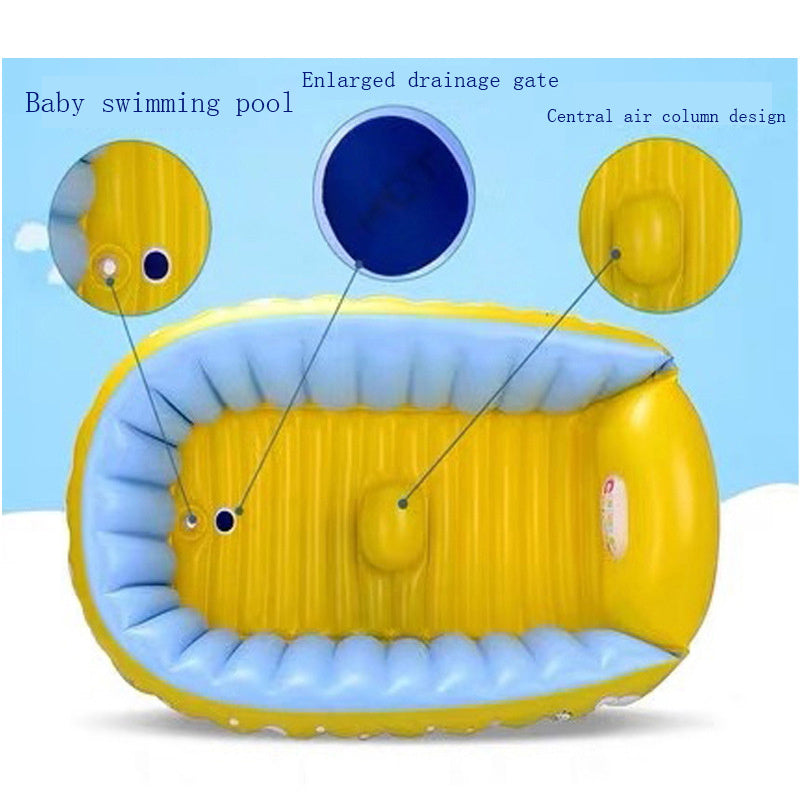 Cubo de natación inflable para bebé con aislamiento térmico