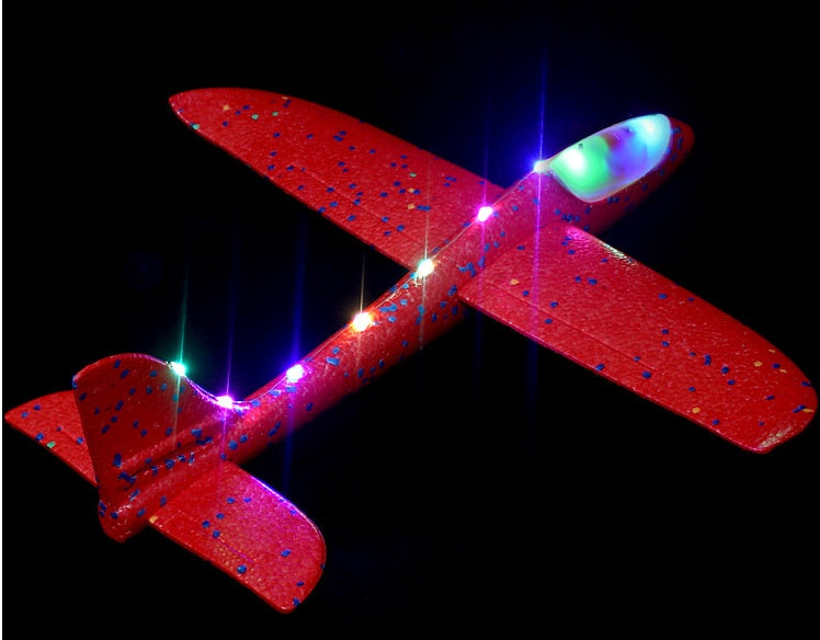 Lanzamiento manual de avión de espuma voladora