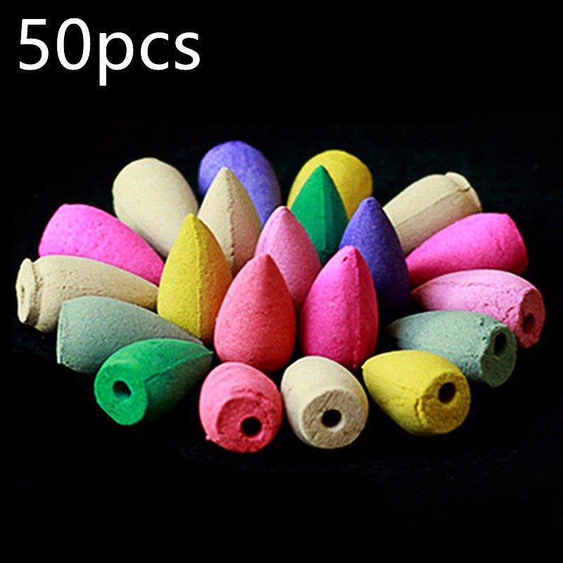 Torre De Incienso Interior Cono Incienso Incienso Vista Humo