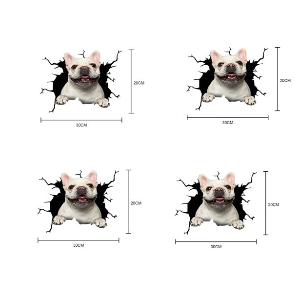 Pegatinas de decoración de mascotas de simulación creativa