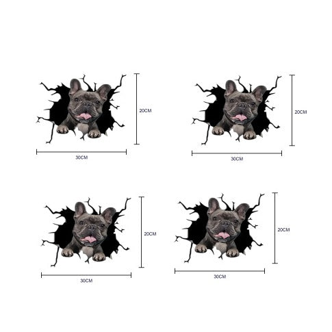 Pegatinas de decoración de mascotas de simulación creativa