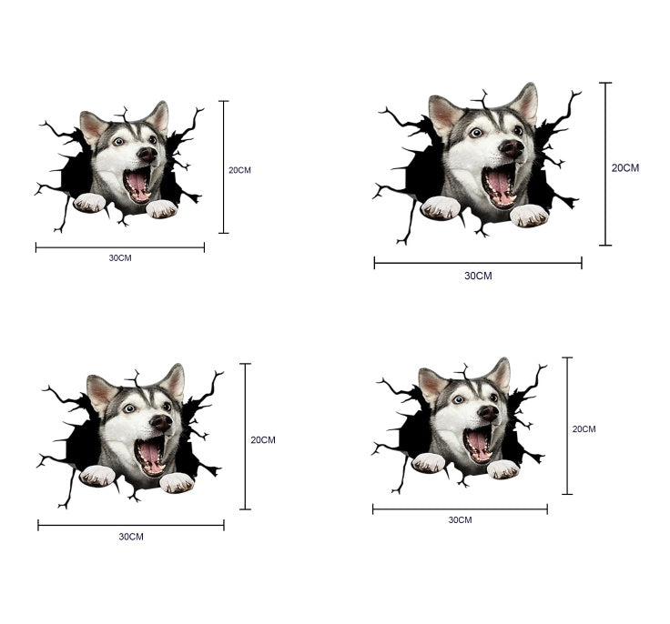 Pegatinas de decoración de mascotas de simulación creativa