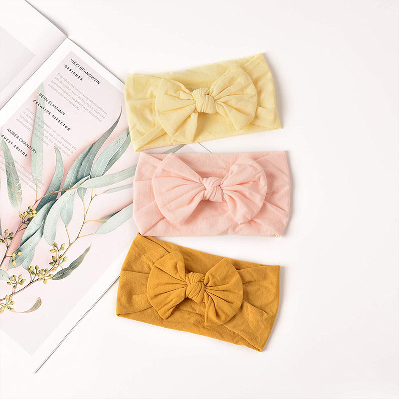 Accessoires pour cheveux de bébé, nœud en nylon, bijoux pour enfants