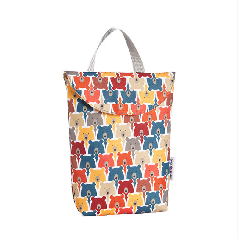 Pañales Pantalones pull-up Bolsa de pañales plegable