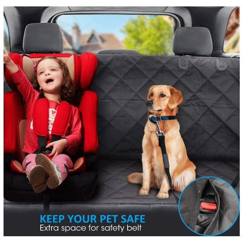 Estera del animal doméstico del coche Borde anaranjado Estera del animal doméstico del coche, fabricante impermeable y sucio de la estera del perro personalizado