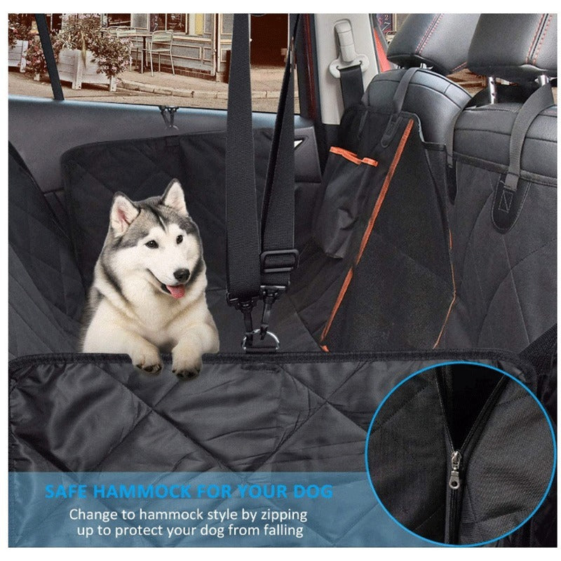 Estera del animal doméstico del coche Borde anaranjado Estera del animal doméstico del coche, fabricante impermeable y sucio de la estera del perro personalizado